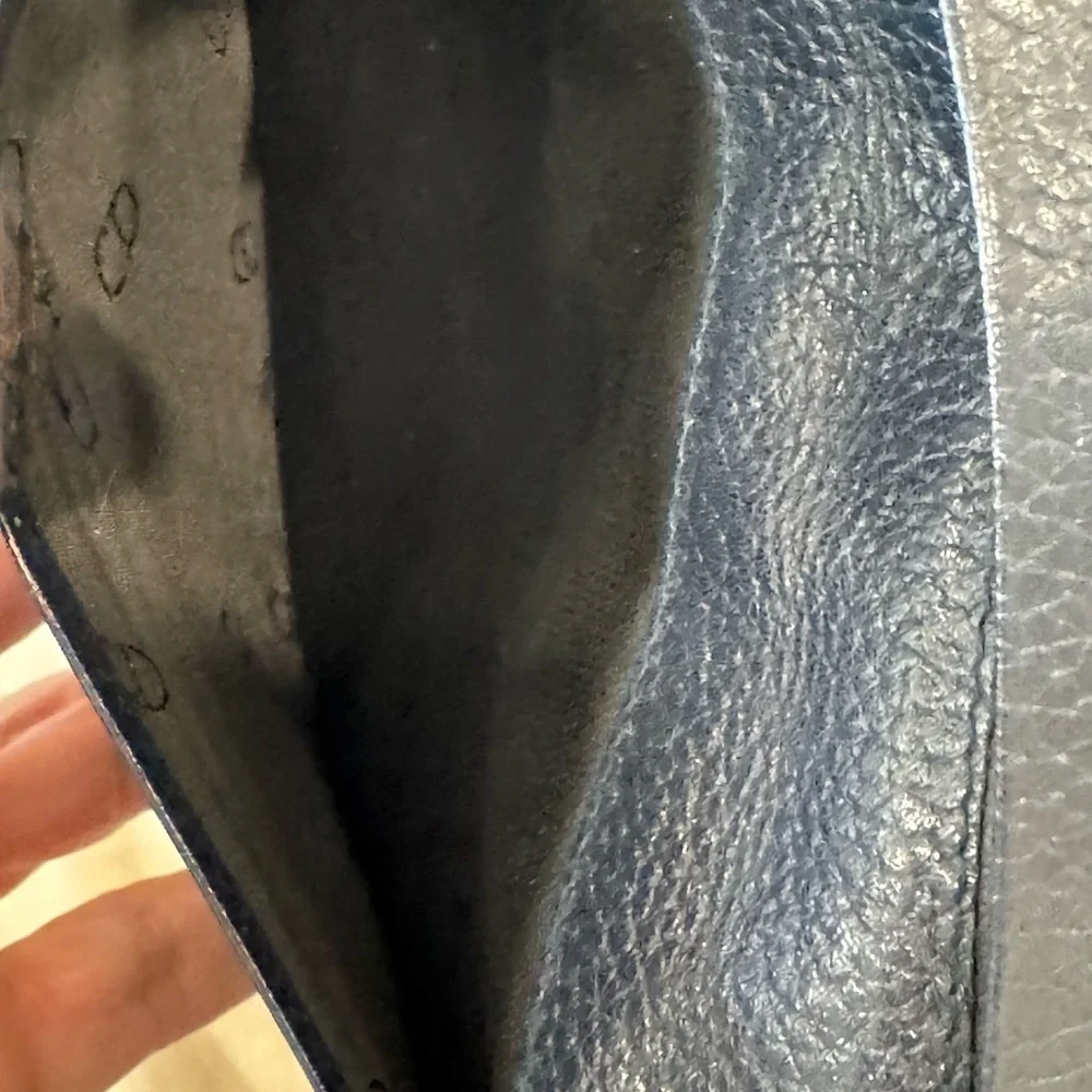 Blue Dior Monogram Canvas wallet